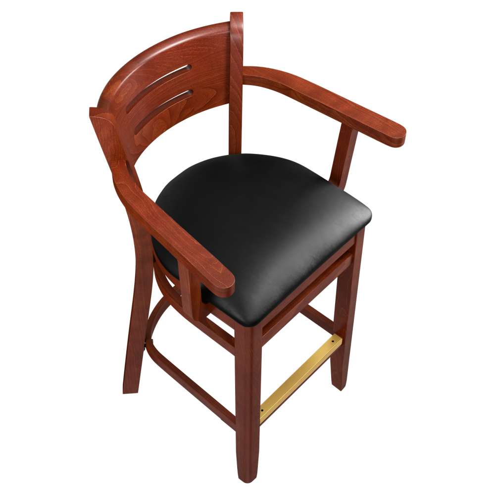 Wood bar stool