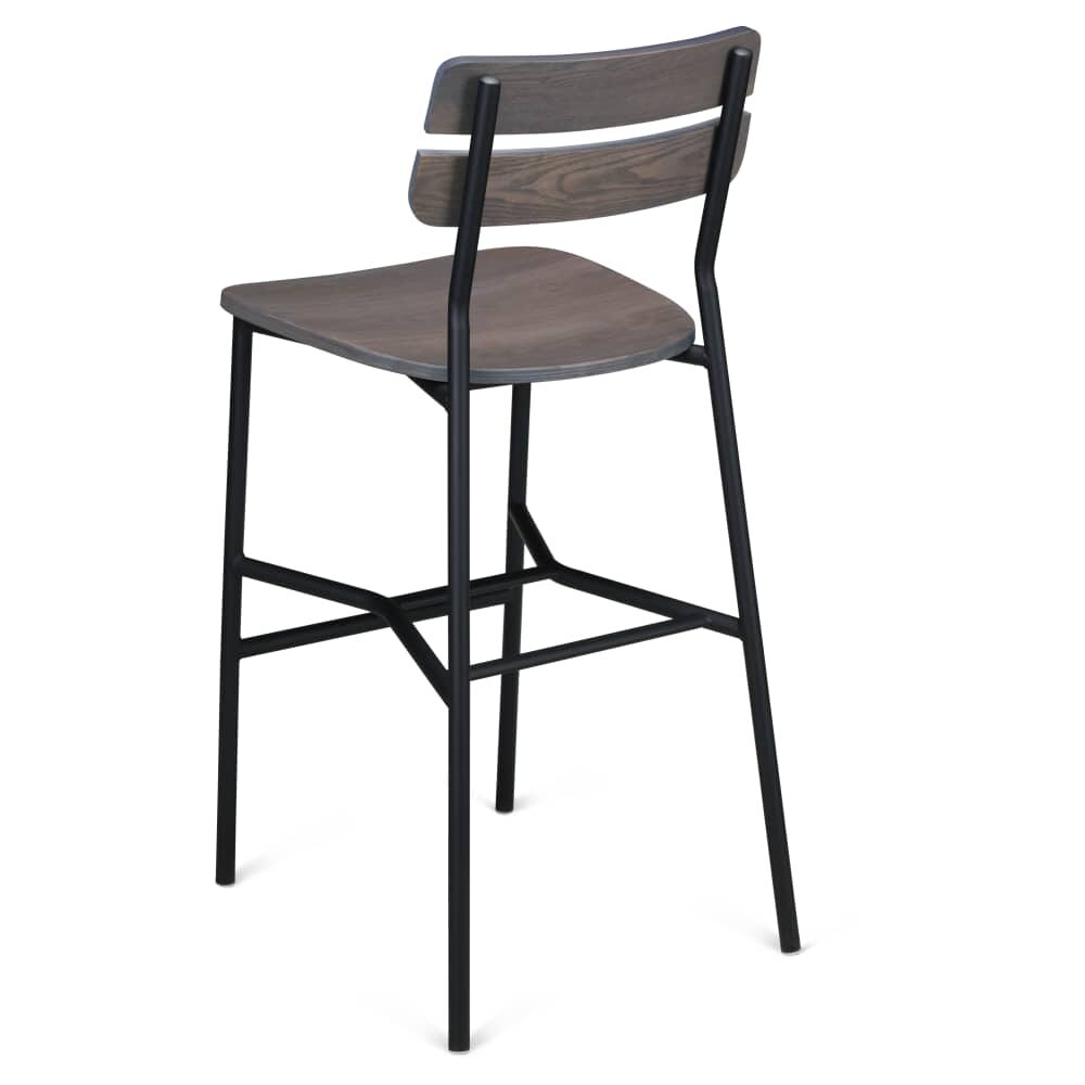 Palmer Metal Bar Stool in Black Finish