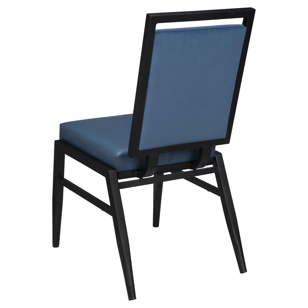 Stackable aluminum dining chair