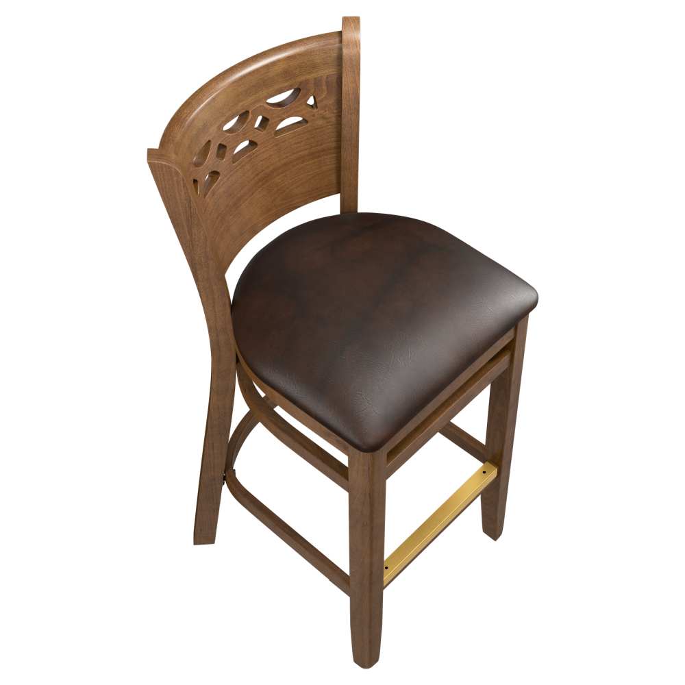 Wood bar stool