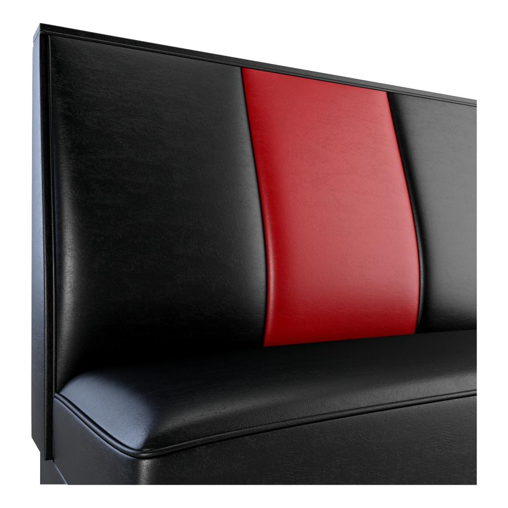Channel back booth seating