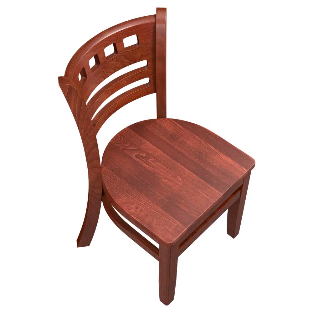 Wood dining chair