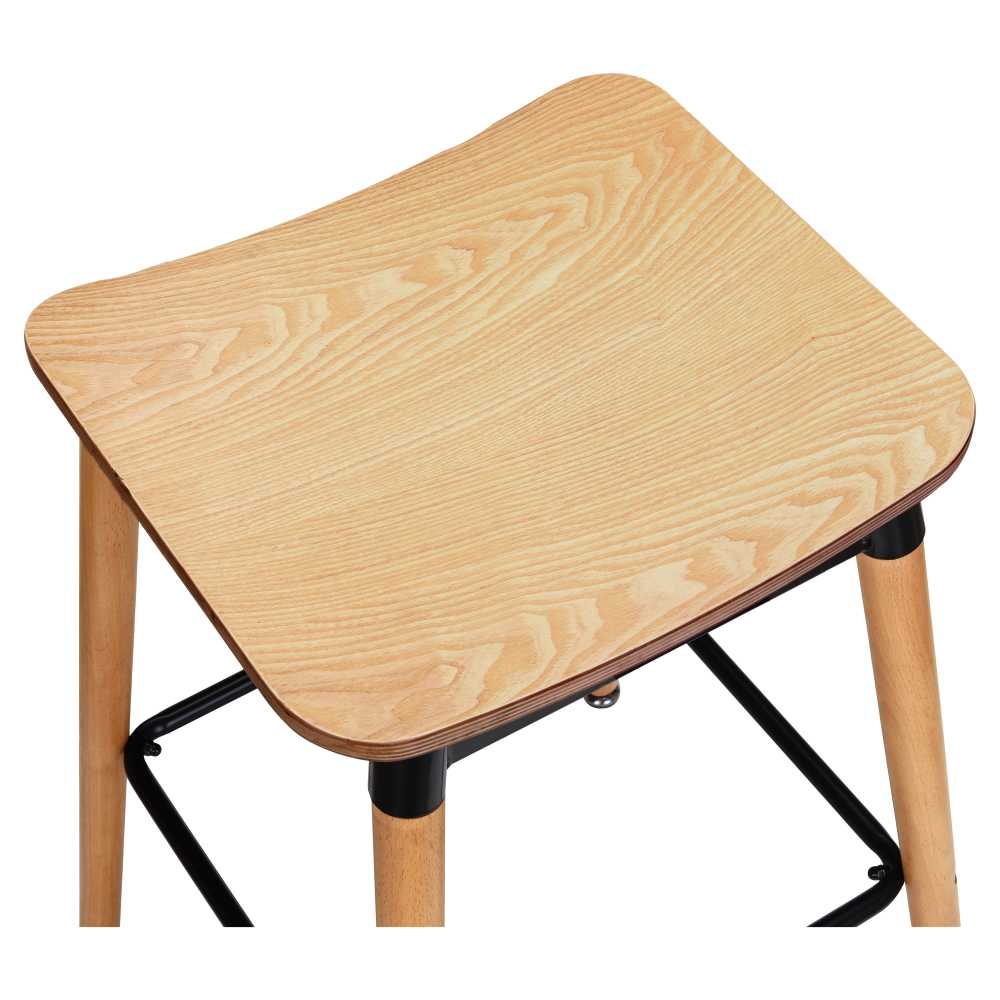 Slatted bar stool