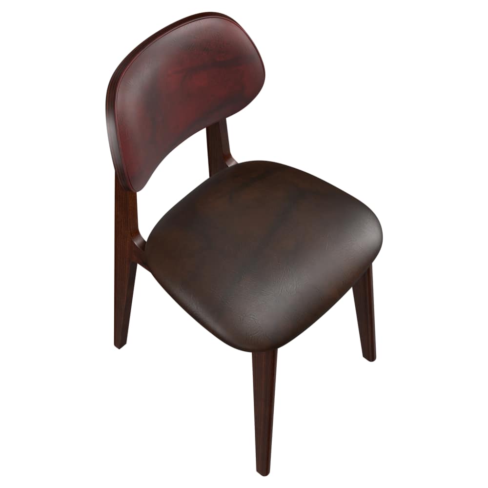 Wood dining chair