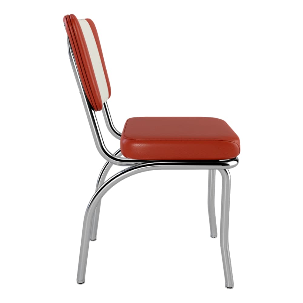 Channel back dining chair