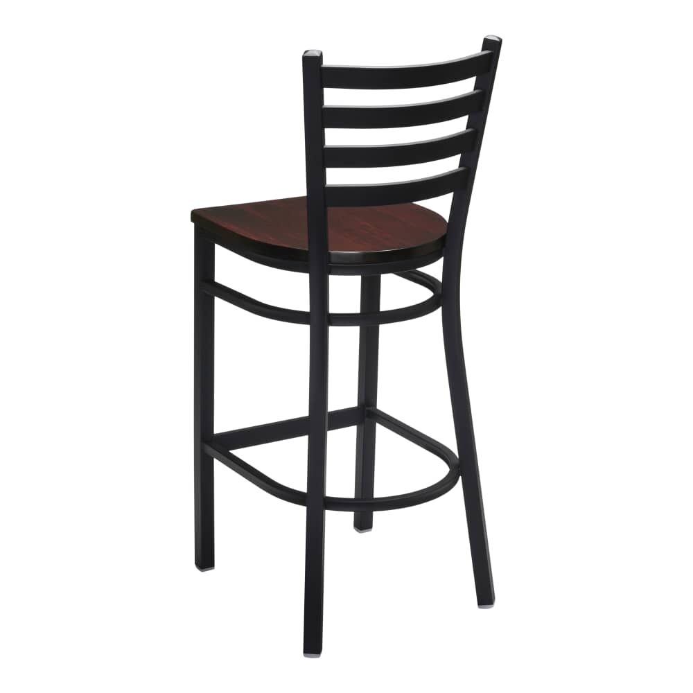 Ladder-Back Metal Bar Stool