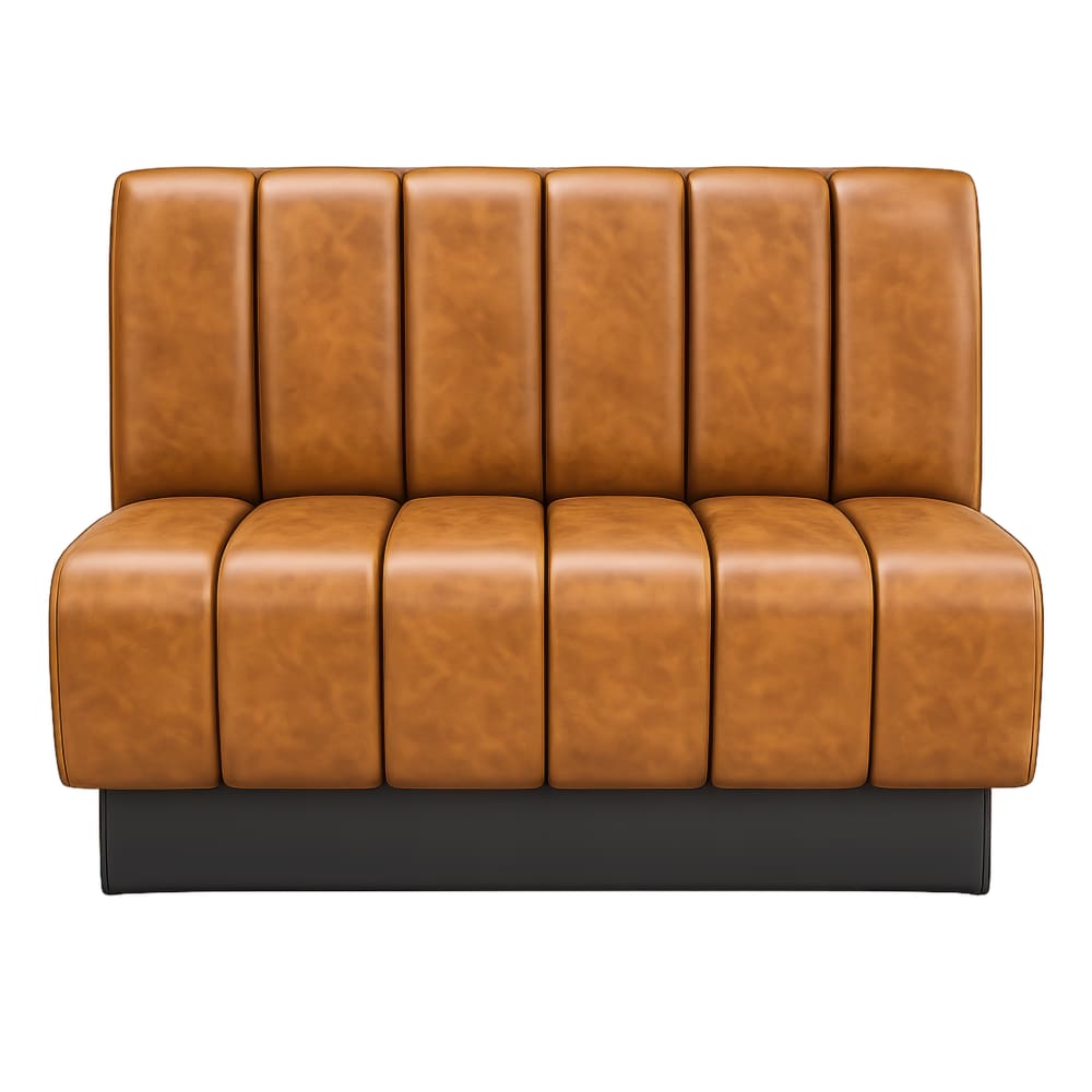 Channel back booth seating