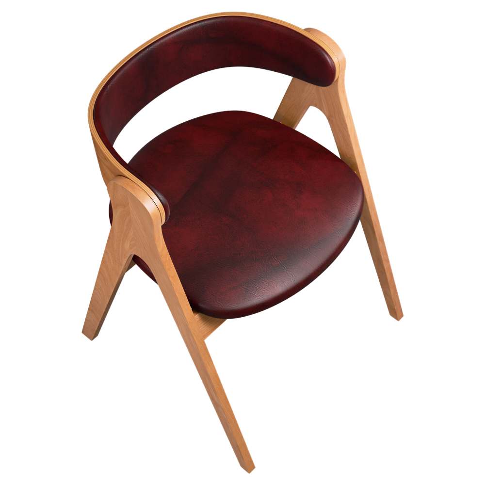 Wood dining chair