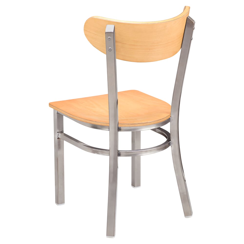 Dining chair selection, Curvy in clear Coat with wood back