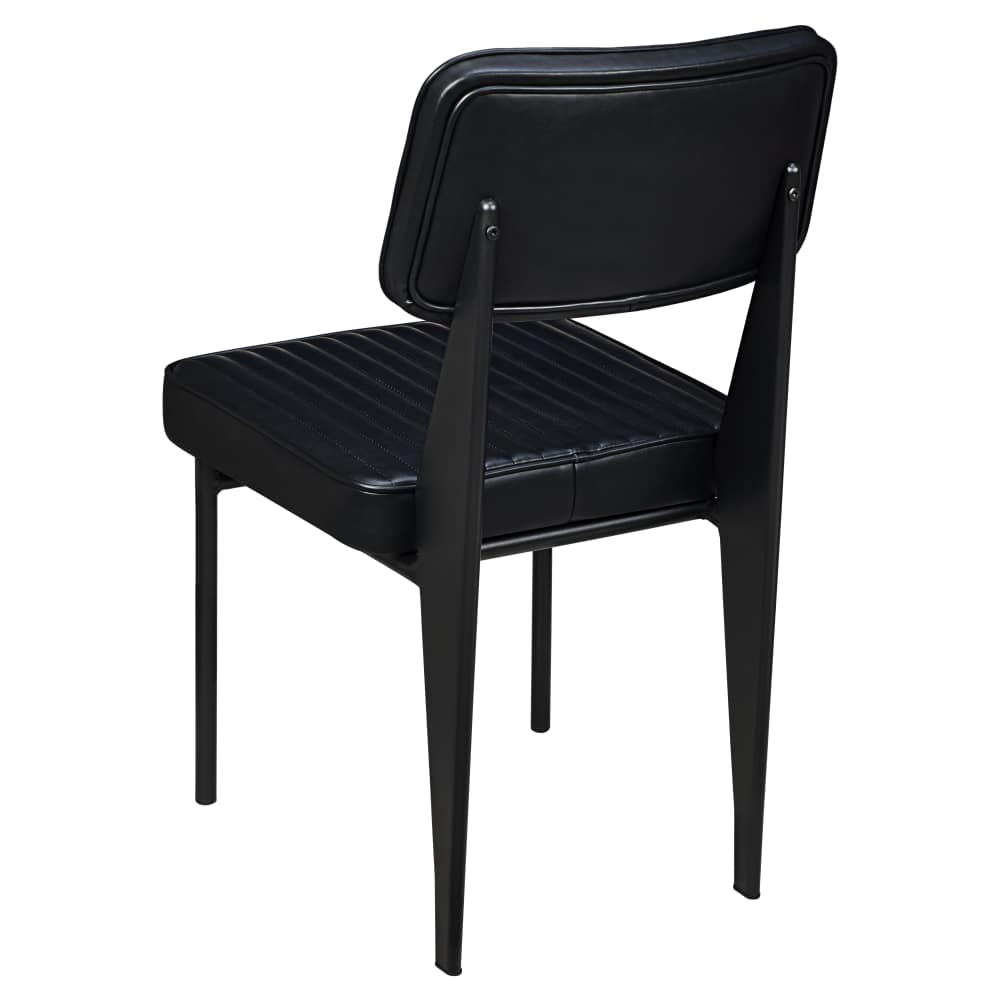 Dining chair selection, Leeds padded metal