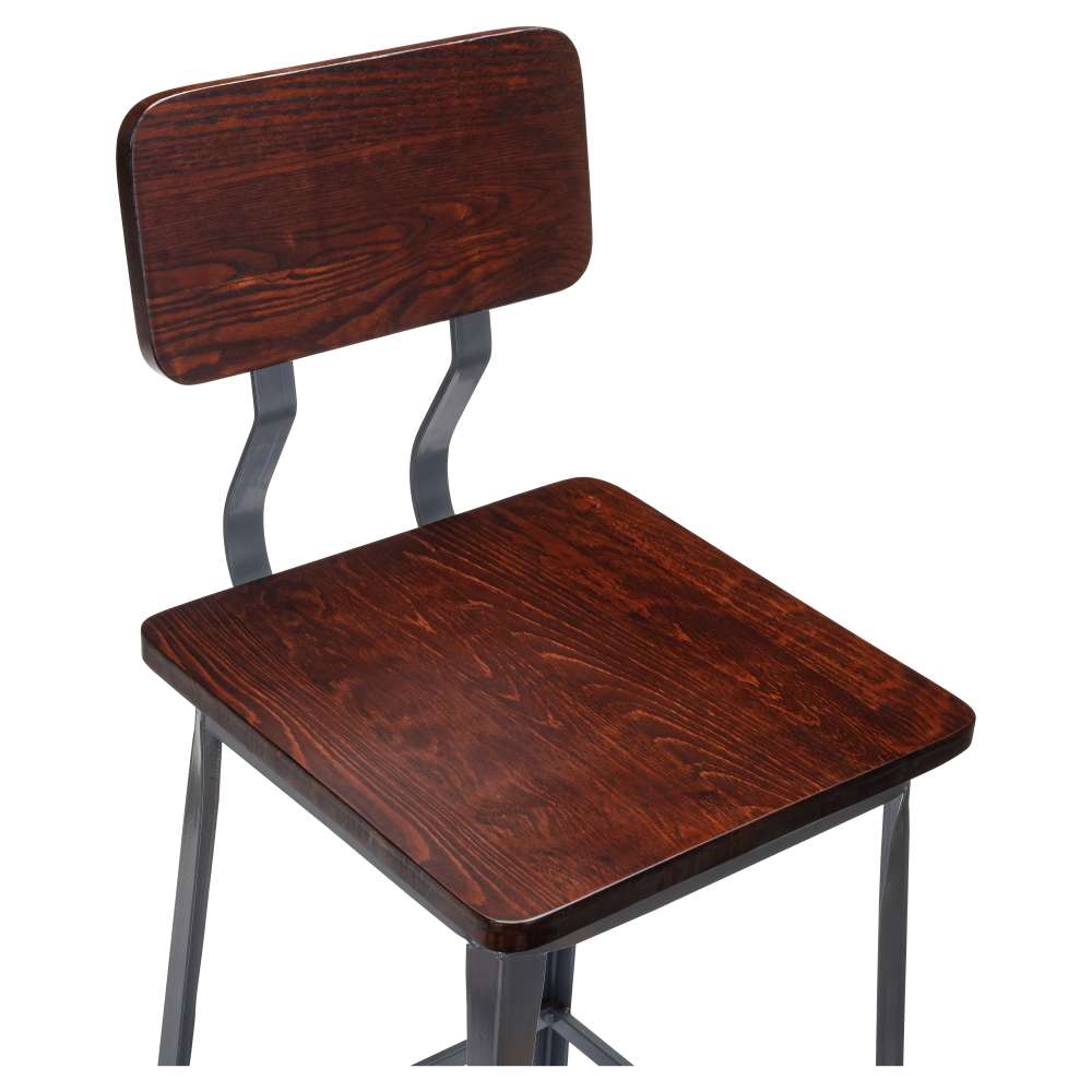 Metal bar stool