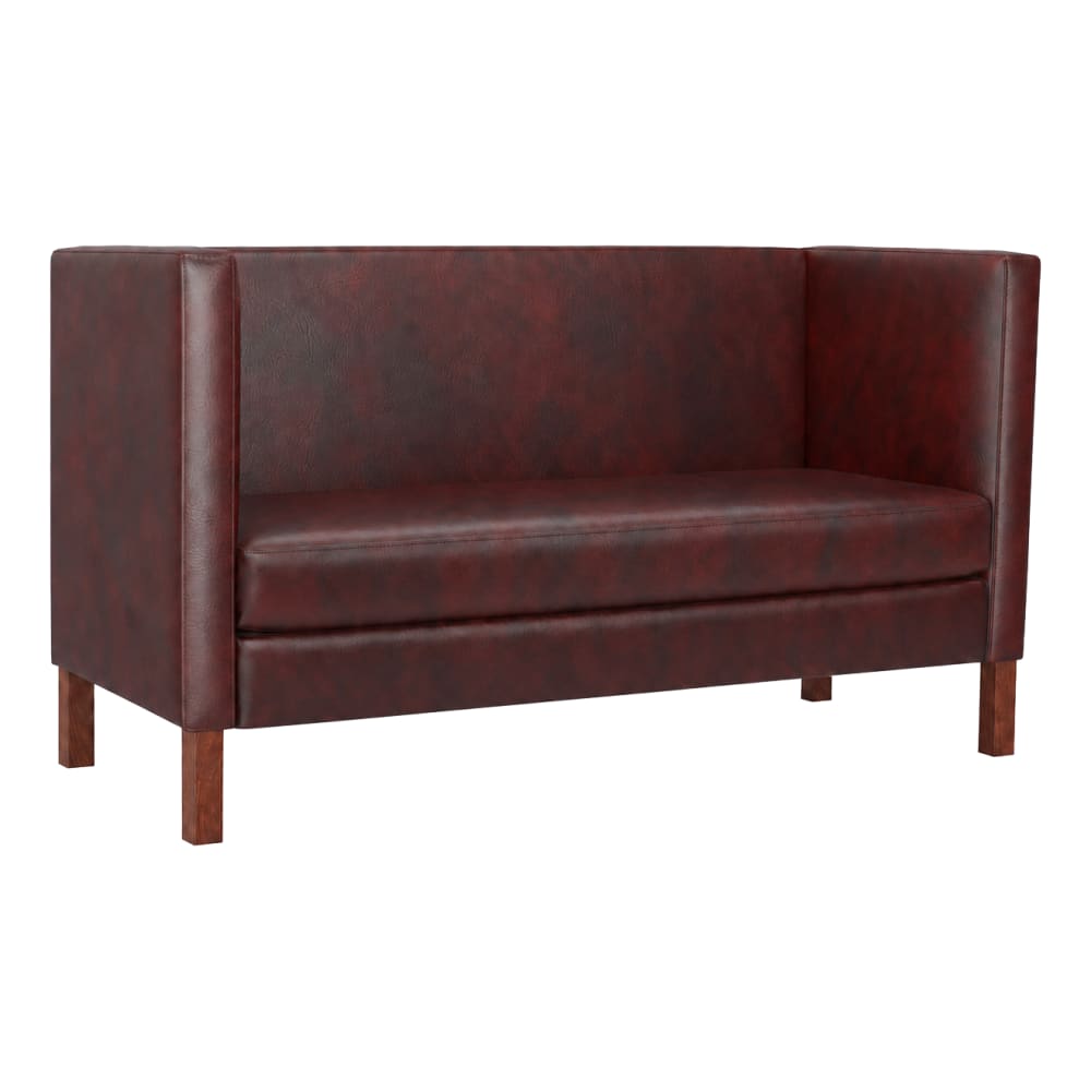 Wood booth seating
