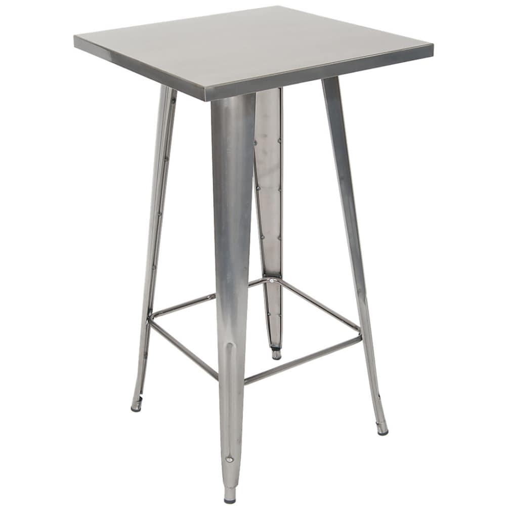 Metal dining table