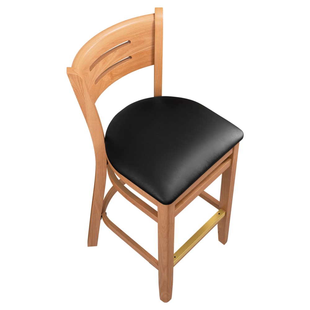 Wood bar stool