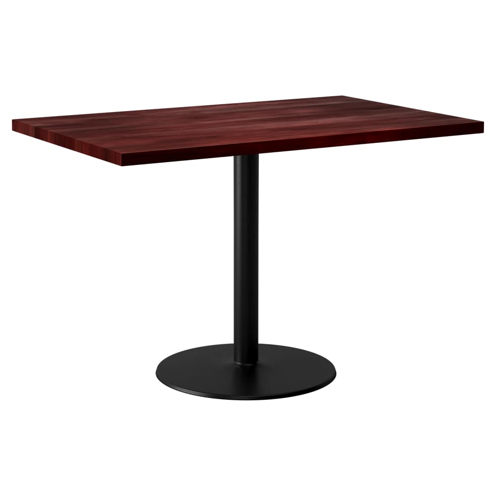Block grain wood dining table