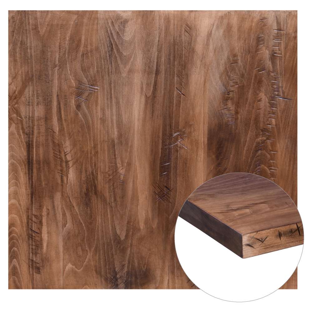 Wood table surface
