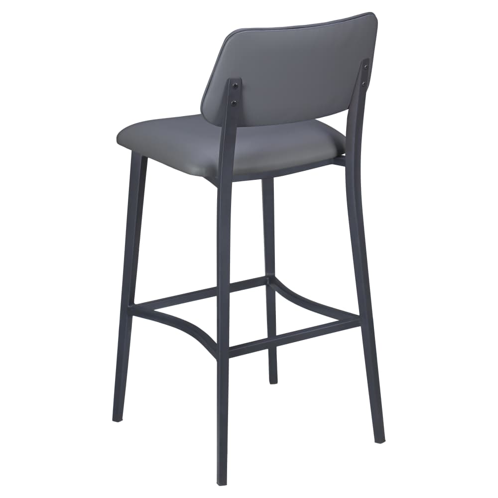 Bar stool selection, Luca metal with padded back