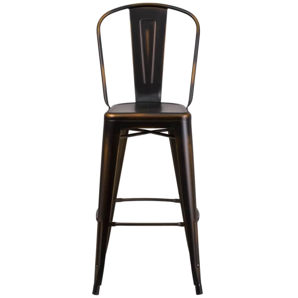 Metal bar stool