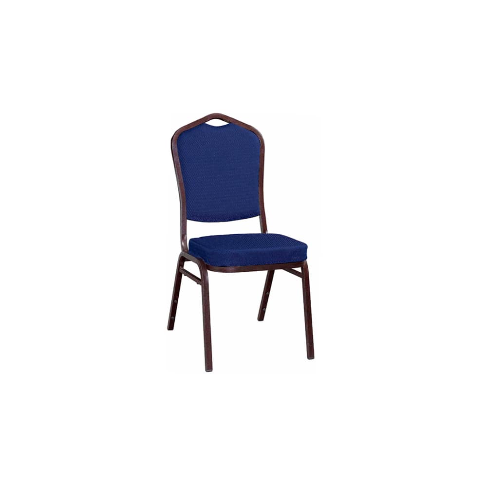 Stackable metal dining chair