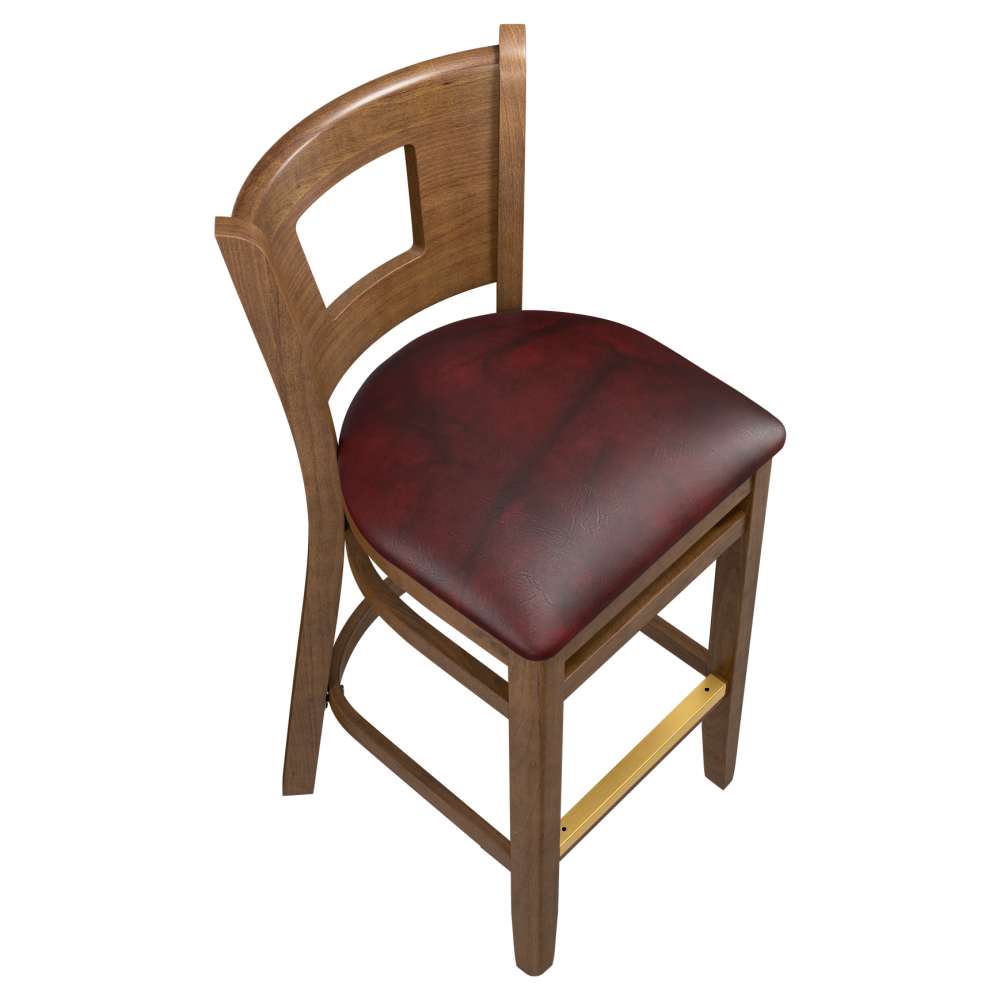 Wood bar stool